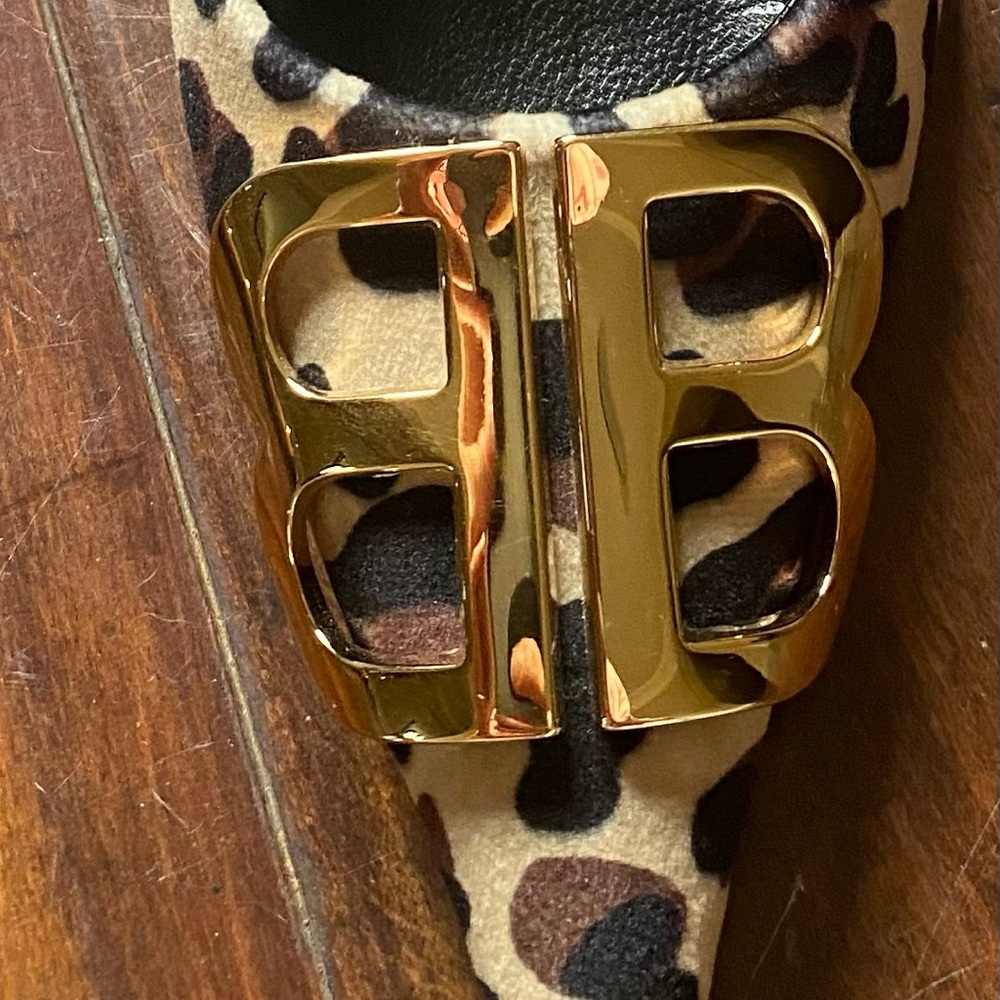 One Balenciaga Leopard Shoe  36.5